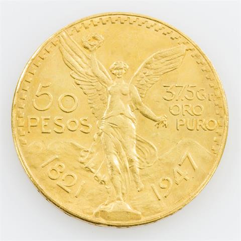 Mexiko/GOLD - 50 Pesos 1947,
