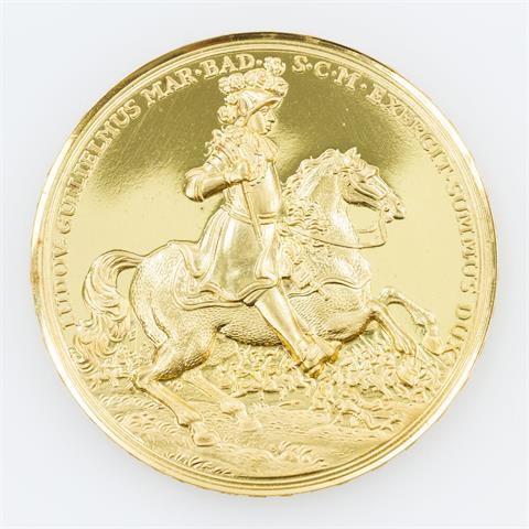 Baden-Baden, Markgrafschaft/GOLD -  Goldmedaille 1955,