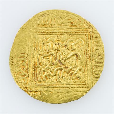 Tunesien (Tunis), Hafsiden/Gold - Doppelter Dinar 1318 n. Chr.,