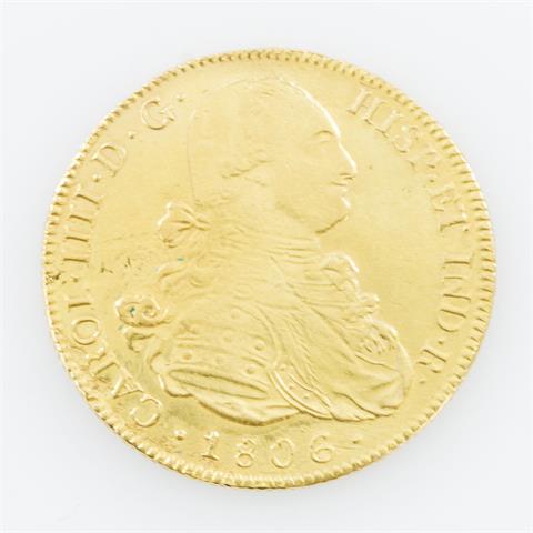 Bolivien/ GOLD - 8 Escudos 1806/ PJ, Potosi,