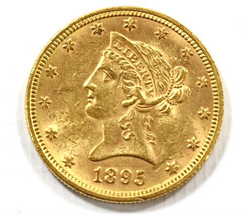 USA/GOLD - 10 Dollars 1895 Liberty Head,