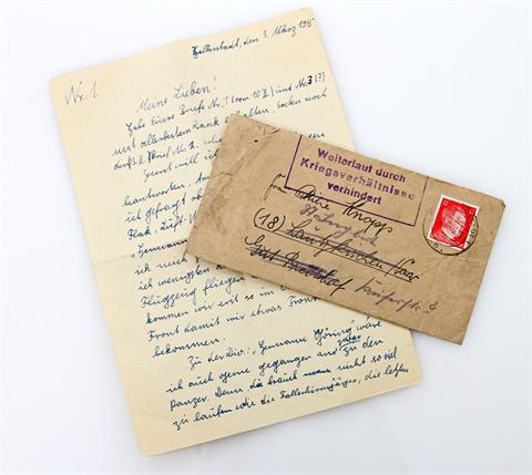 Soldatenbrief, Ende III. Reich/1945 -