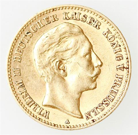 Preussen/GOLD - 10 Mark 1904 A, Wilhelm II.,