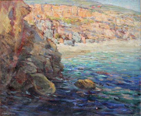 SMITH, FREDERICK CARL (Cincinnati 1868-1955 Pasadena), "Mediterrane Steilküste"