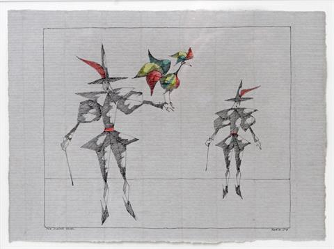 FLORA, PAUL (1922-2009), "Der schöne Vogel",