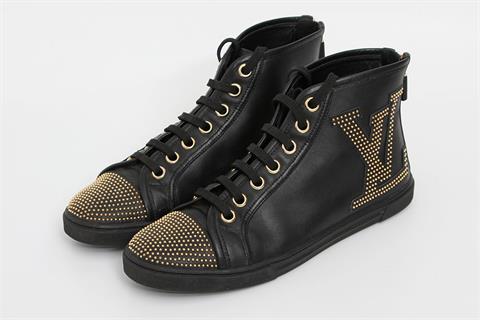 LOUIS VUITTON edle Hightop Sneaker, Größe 38. TOP ERHALT!! NP. ca.: 560,-€.
