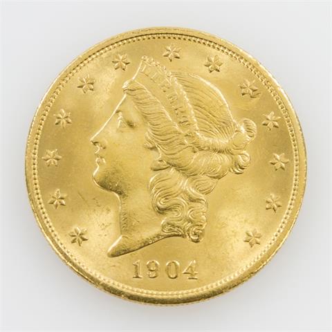 USA/Gold - 20 Dollars 1904,
