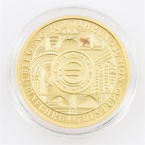 BRD/GOLD - 100 Euro 2002 D, Währungsunion,