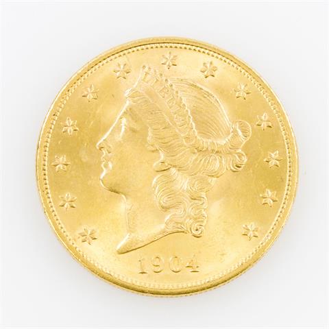 USA/GOLD - 20 Dollars 1904,