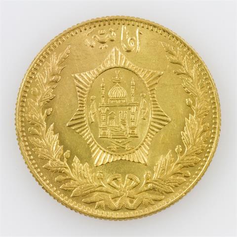 Afghanistan/Gold - 5 Amani 1920, Amanullah, vz/f.stgl.,