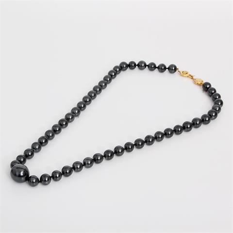 CHANEL luxuriöse Modeschmuck-Perlenkette, L: 86cm;