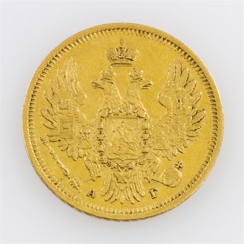 Russland/GOLD - 5 Rubel, 1851, 6g fein,