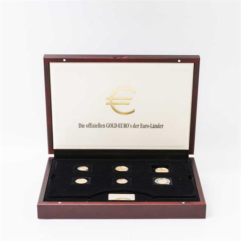 Überaus schönes GOLD-Set Die offiziellen Gold-Euros der Euro Länder -