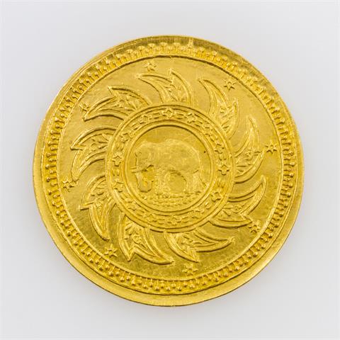 Thailand (Siam)/Gold - Goldabschlag der 1 Bath-Münze o.J. (1864),