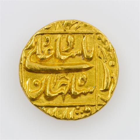 Indien, Großmogule Hindustan/Gold - Mohur 1601 (?), Schah Jahan,