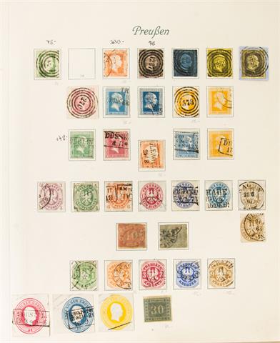 Preussen / Sachsen- Sammlungsteil, ca. 2.400 Euro Katalogwert