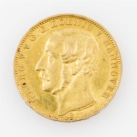 Königreich Hannover/GOLD - 1 Krone 1866 B,