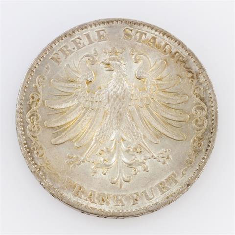 Freie Reichsstadt Frankfurt - 3 1/2 Gulden 1844, ss.,