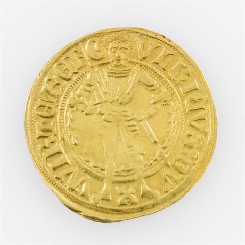 Württemberg/Gold - 1 Goldgulden o.J. (ab 1501), Herzog Ulrich (1498-1550),