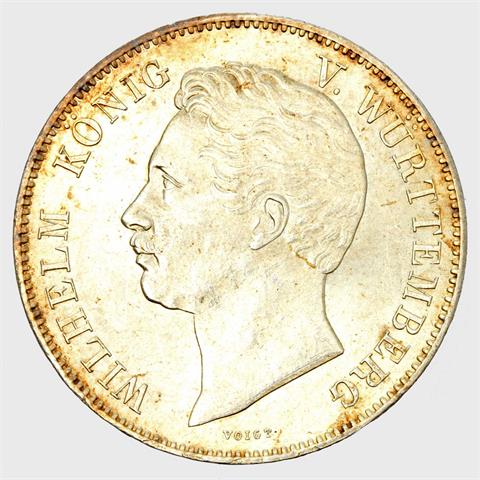 Wilhelm I. / Württemberg - Vereinsdoppeltaler 1842,