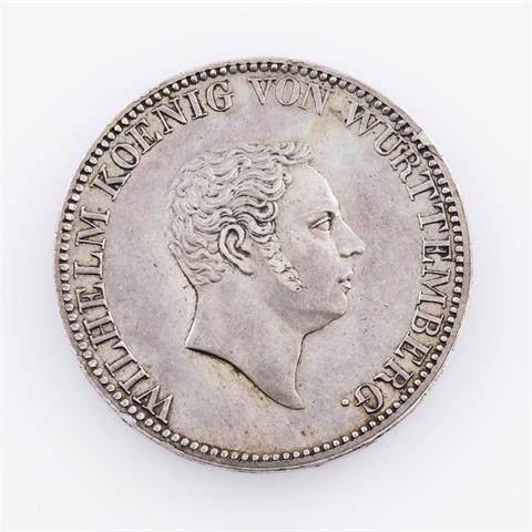 Württemberg - Wilhelm I., 1816-1864. 2 Gulden 1824. OHNE die Signatur P.B.,