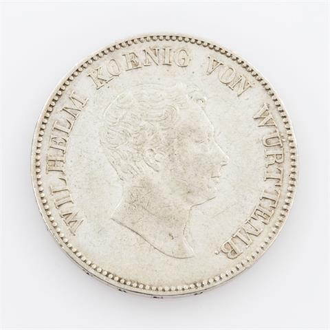 Württemberg - 2 Gulden 1825, ohne Wagner F., Wilhelm I., Thun 432,