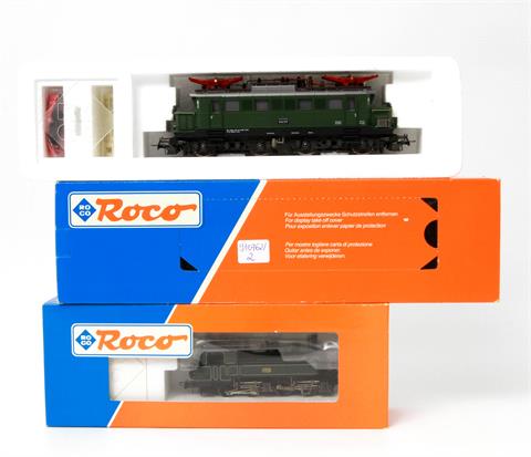 ROCO zwei Loks 43281/ 43404, Spur H0,