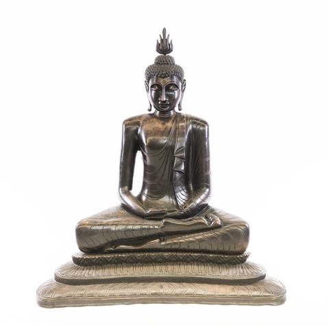 Buddha aus Holz, 20. Jh.