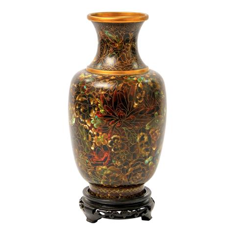 Cloisonné Vase. CHINA, 20. Jh.
