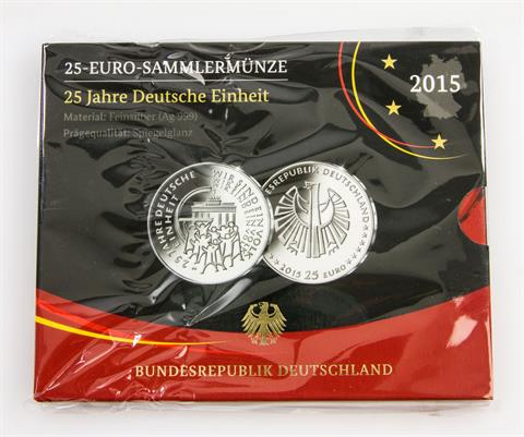 25 Euro Sammlermünze 2015,