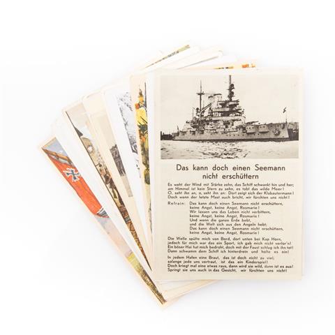Postkarten 1933-1945 - Soldatenlieder. 25 Stück.
