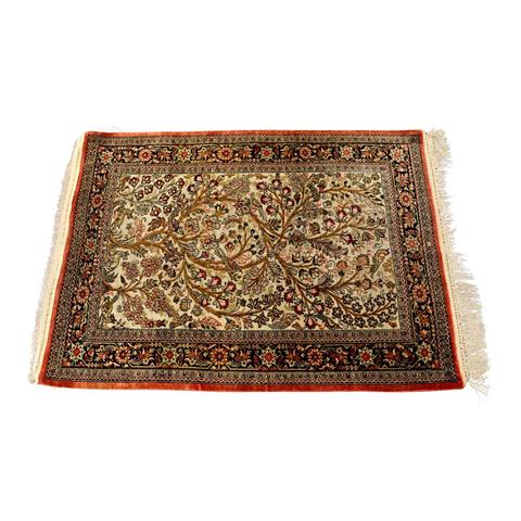 Orientteppich aus Seide. GHOM/IRAN, 20. Jh., ca. 120x80 cm