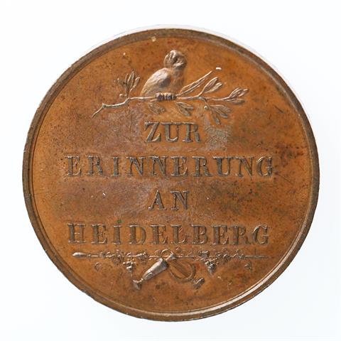 Heidelberg - Bronzemedaille 1829 von C. W. Doell