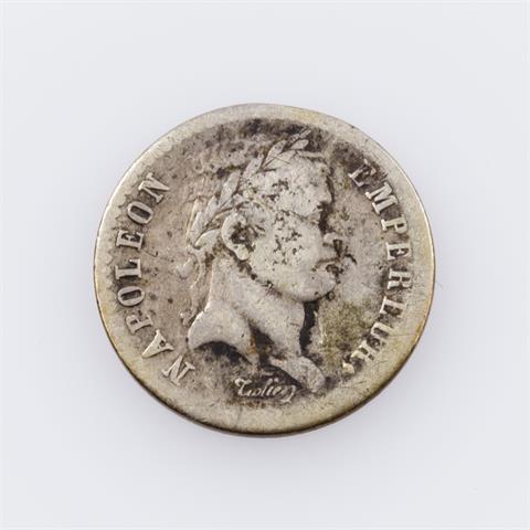 Frankreich, Napoleon - 1/2 Franc 1811 W (Lille),