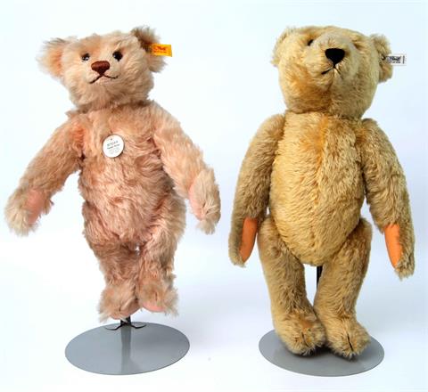 STEIFF zwei Replica-Teddybären, um 1980,