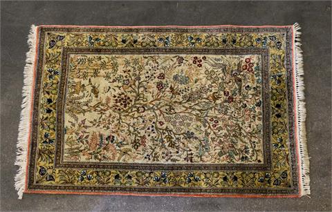 Orientteppich aus Seide. GHOM/IRAN, 166x112 cm