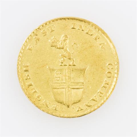 Indien, English East India Company /Gold - 1/3 Mohur o.J.(1820), ss.,