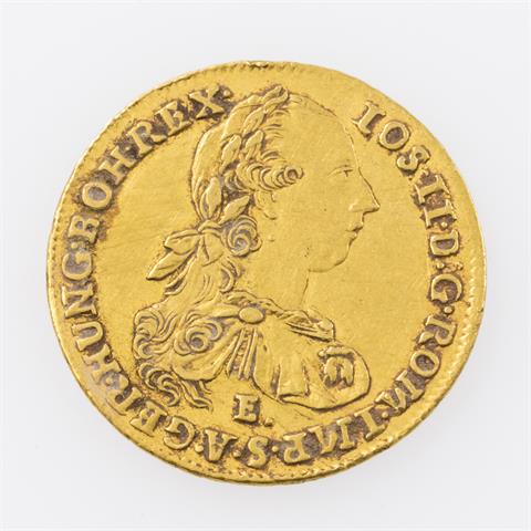 Römisch-Deutsches Reich/Gold - Dukat 1781/E, Karlsburg, Joseph II. (1780-1990),