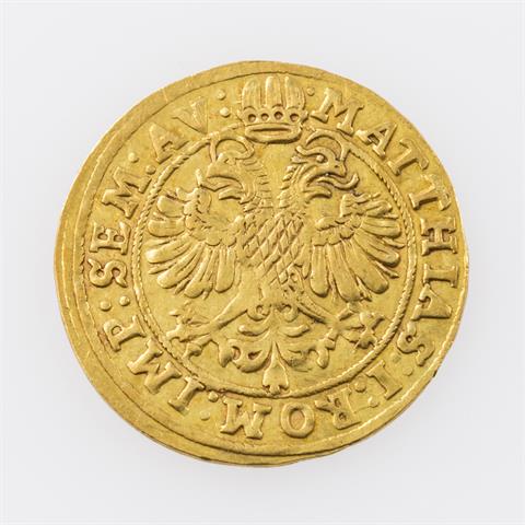 Hanau-Lichtenberg/Gold - Goldgulden 1618, Johann Reinhard I., Av: Wappen, Rv: Doppeladler, vz.,