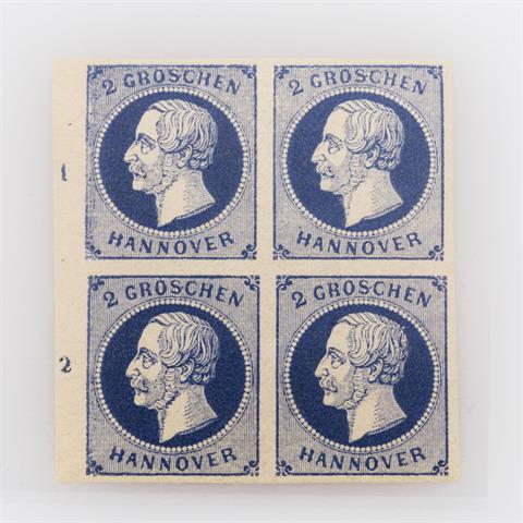 AD Hannover - 1859, 2 Gr. dunkelblau,