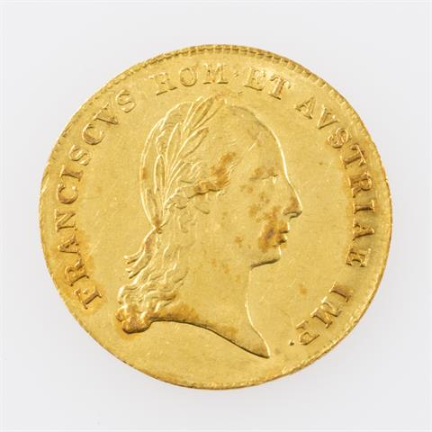 Österreich/Gold - 1 Dukat Franz 1804, auf die Annahme des erblichen österreichischen Kaisertitels am 6.12.1804,