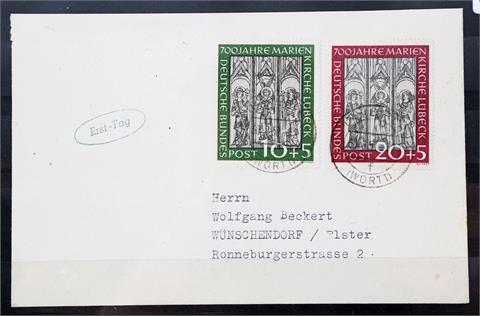 BRD - 1951, Marienkirche, FDC,