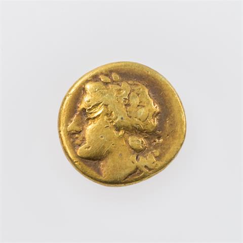 Sizilien-Syrakus/Gold - 25 Litrae (1/4 Stater) 310-300 v.Chr., Agathokles (317-289 v. Chr.),