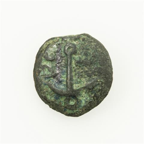 Umbrien-Tuder/Aes grave - Quadrans um 235 v. Chr., Av: Frosch in Draufsicht,