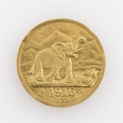 Deutsch-Ostafrika/GOLD - 15 Rupien 1916 T,