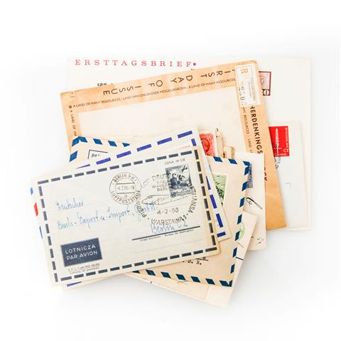 Brief- und Kartenposten von ca. 40 Stück vor und nach 1945,