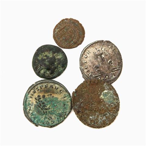 Antike -5 Kleinmünzen,