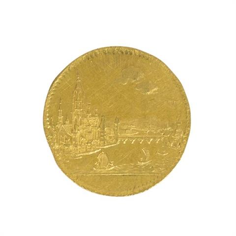 Stadt Frankfurt/GOLD - Dukat 1796, Kontribution,