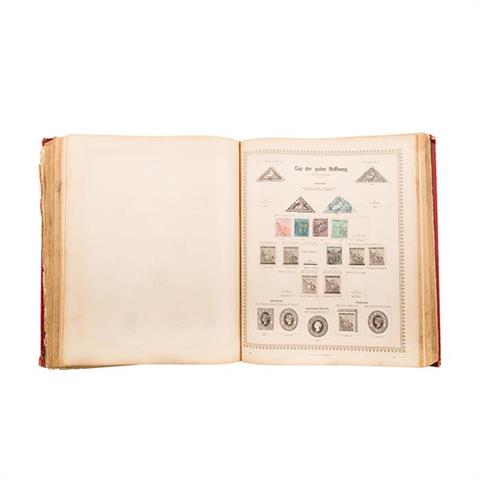Schaubek´s Illustres Briefmarken Album - Ausgabe um 1890,