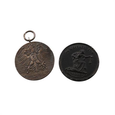 Isny, Stadt - Tragbare Silbermedaille 1903 von Mayer & Wilhelm.